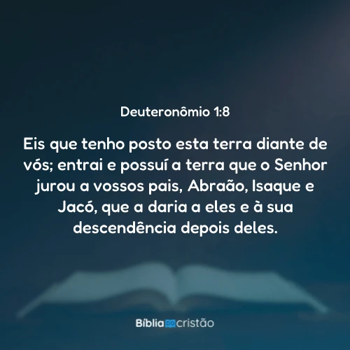 Deuteronômio 1:8