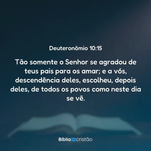 Deuteronômio 10:15