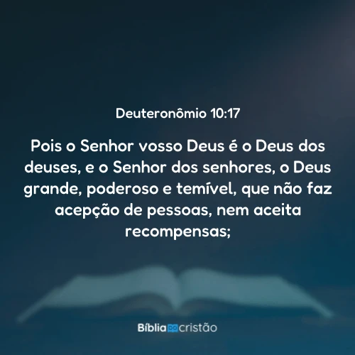 Deuteronômio 10:17