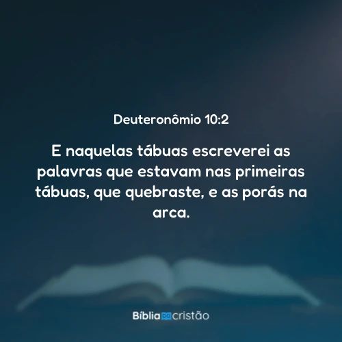 Deuteronômio 10:2