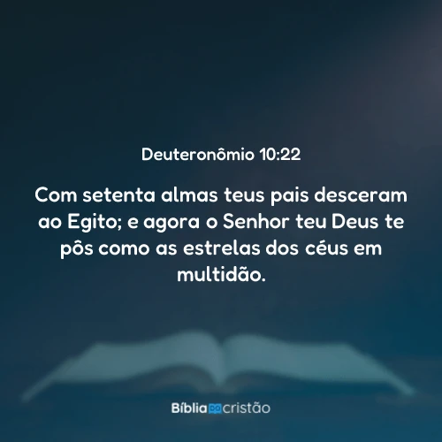 Deuteronômio 10:22