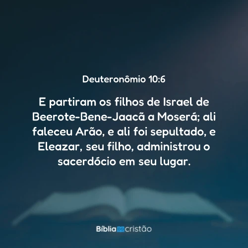 Deuteronômio 10:6