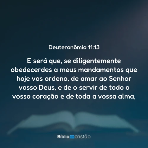 Deuteronômio 11:13