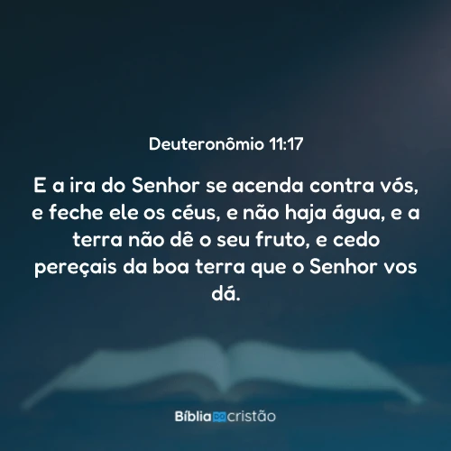 Deuteronômio 11:17