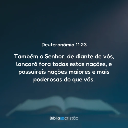 Deuteronômio 11:23