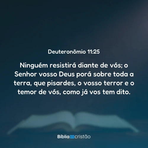 Deuteronômio 11:25
