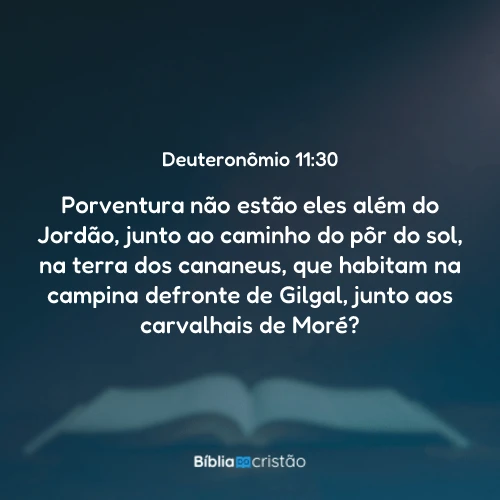 Deuteronômio 11:30