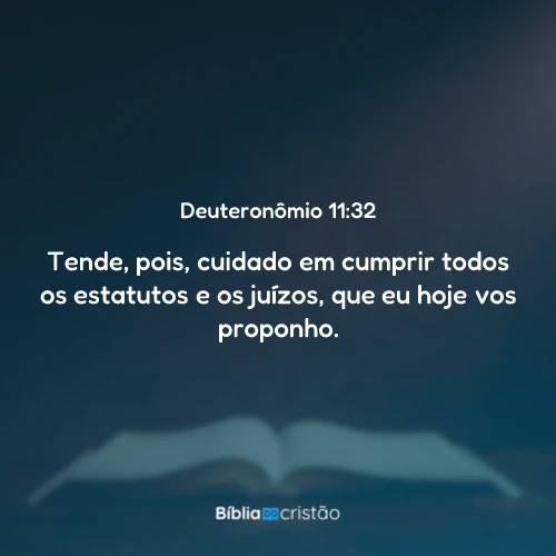Deuteronômio 11:32