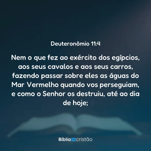 Deuteronômio 11:4