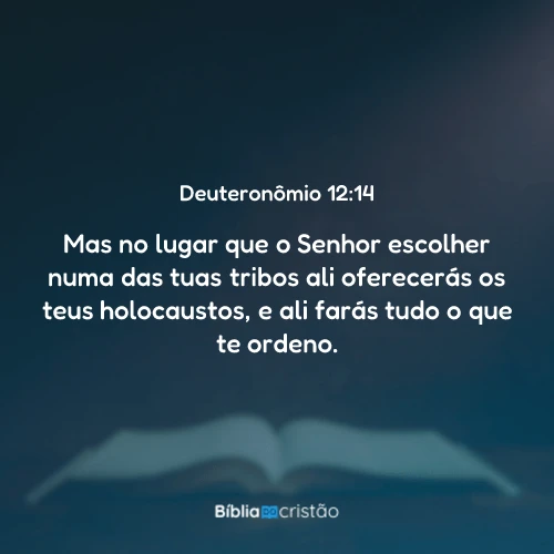 Deuteronômio 12:14