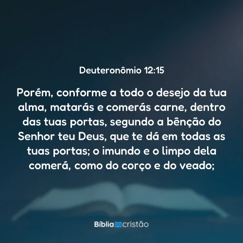 Deuteronômio 12:15