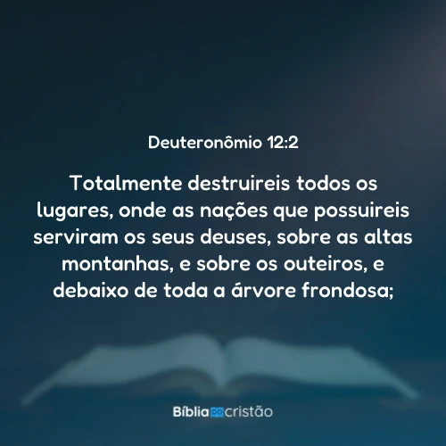 Deuteronômio 12:2