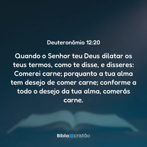 Deuteronômio 12:20