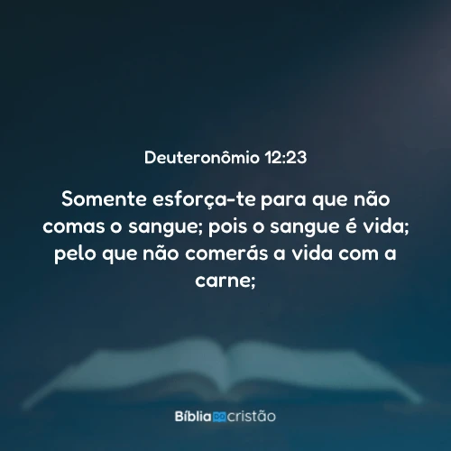 Deuteronômio 12:23