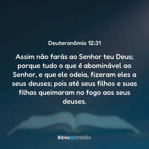 Deuteronômio 12:31