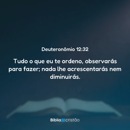 Deuteronômio 12:32