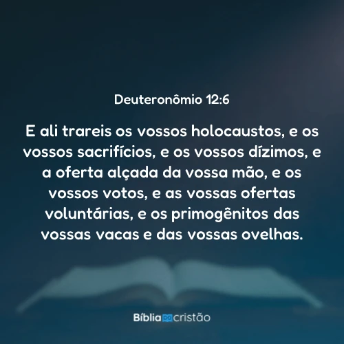 Deuteronômio 12:6