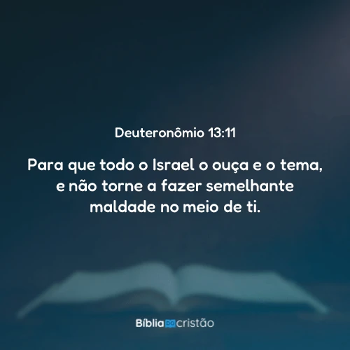 Deuteronômio 13:11