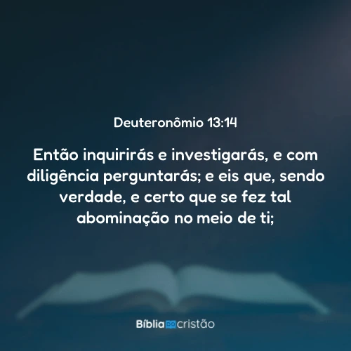 Deuteronômio 13:14