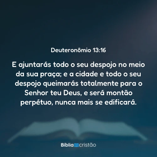 Deuteronômio 13:16