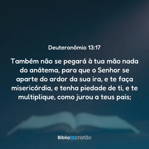 Deuteronômio 13:17
