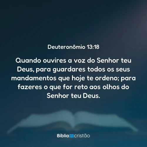 Deuteronômio 13:18