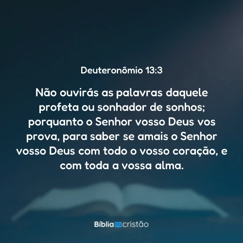 Deuteronômio 13:3