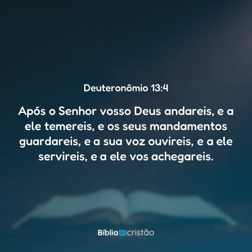 Deuteronômio 13:4