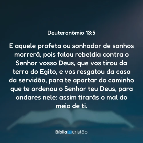 Deuteronômio 13:5