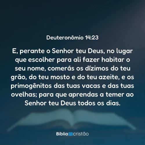 Deuteronômio 14:23