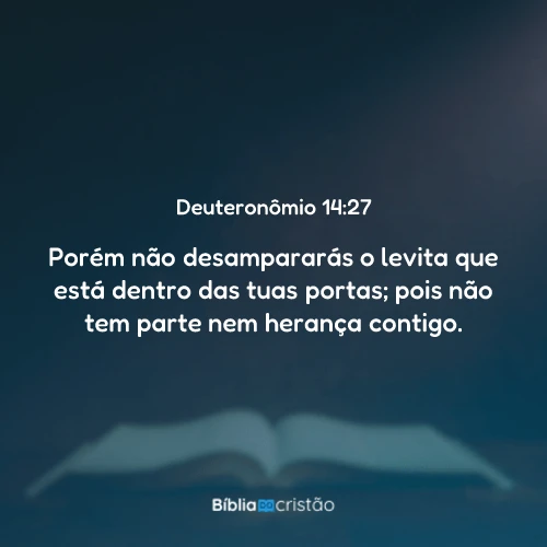 Deuteronômio 14:27