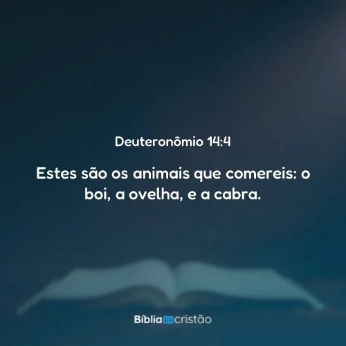 Deuteronômio 14:4