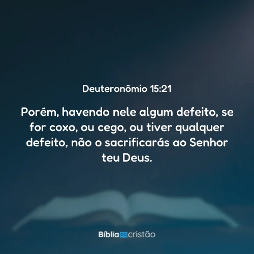 Deuteronômio 15:21