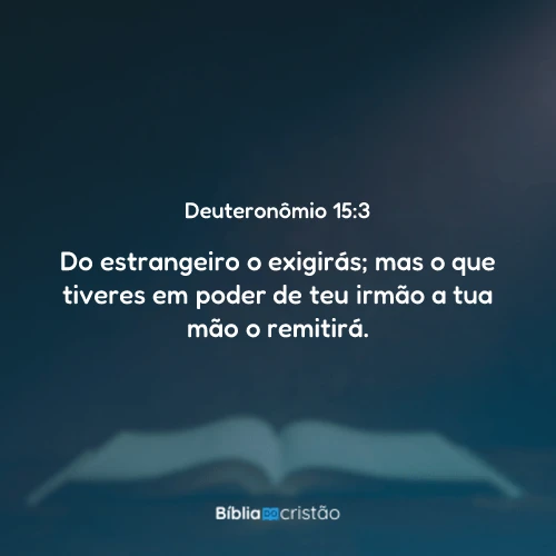 Deuteronômio 15:3