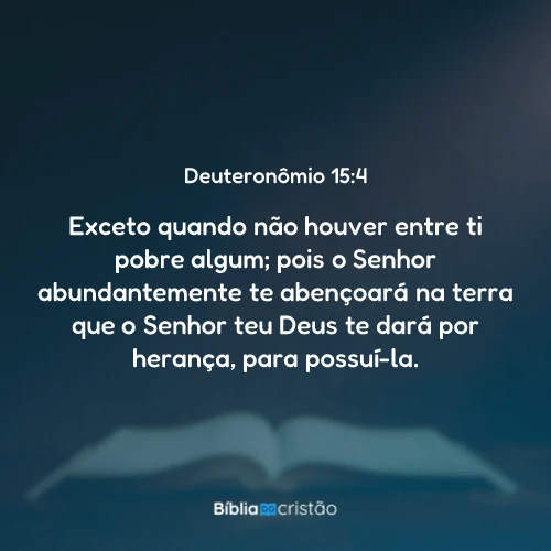Deuteronômio 15:4
