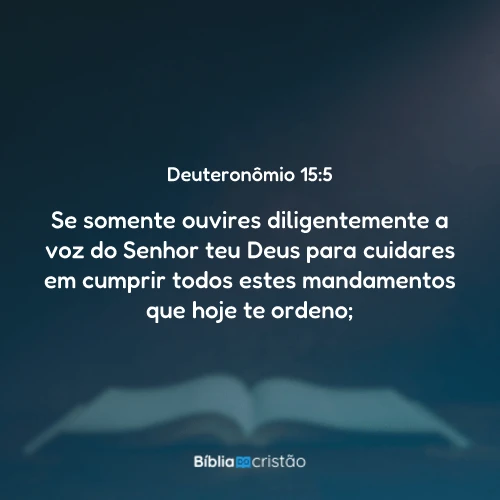 Deuteronômio 15:5
