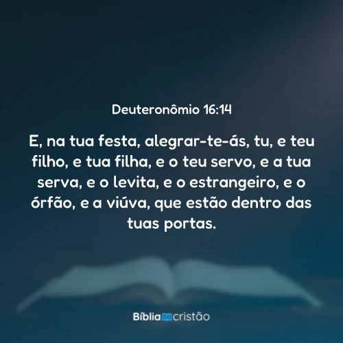Deuteronômio 16:14