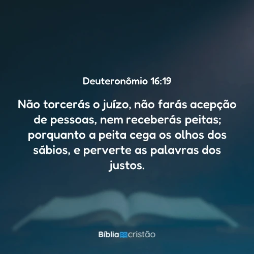 Deuteronômio 16:19