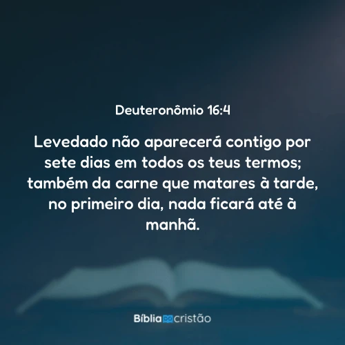 Deuteronômio 16:4