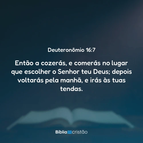 Deuteronômio 16:7