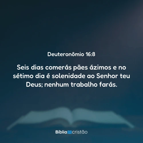 Deuteronômio 16:8