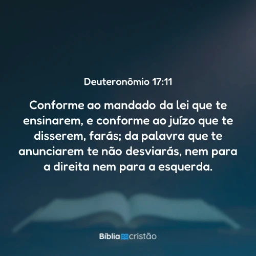 Deuteronômio 17:11