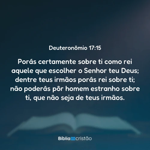 Deuteronômio 17:15