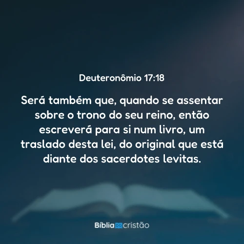 Deuteronômio 17:18