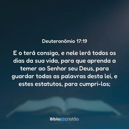 Deuteronômio 17:19