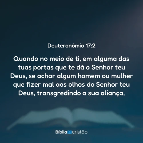 Deuteronômio 17:2