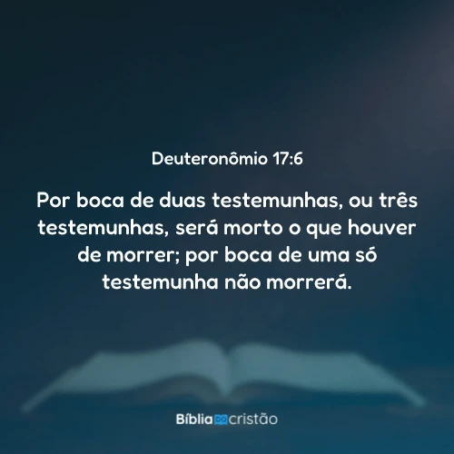 Deuteronômio 17:6