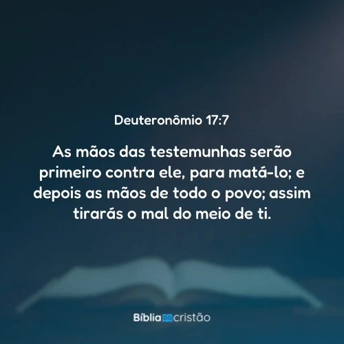 Deuteronômio 17:7