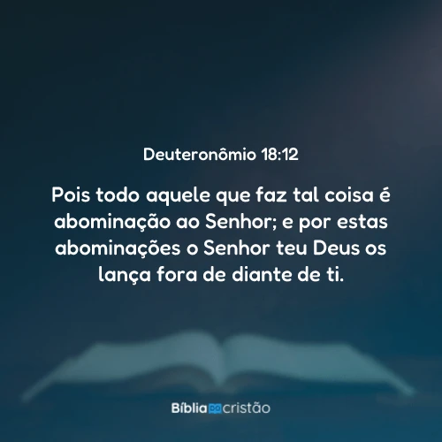 Deuteronômio 18:12