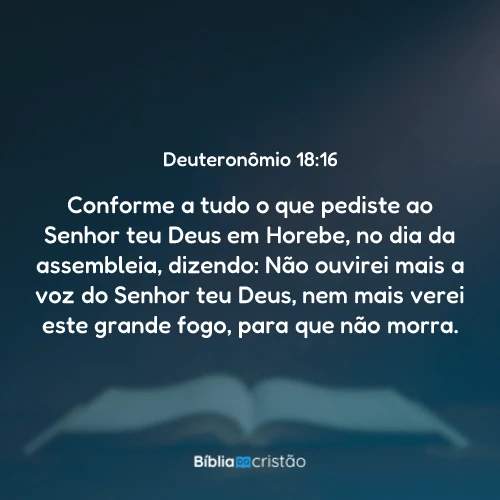 Deuteronômio 18:16